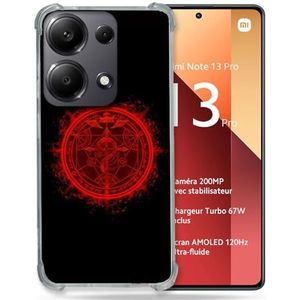 Cokitec Versterkte hoes voor Xiaomi Redmi Note 13 Pro 4G Manga Fullmetal Alchemist Logo