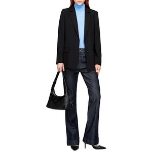 T-shirt L/S, Digitaal blauw 3b5, XS