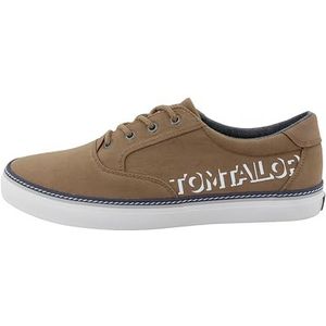 TOM TAILOR Heren 5380520004 bootschoen, beige, 43 EU, beige, 43 EU