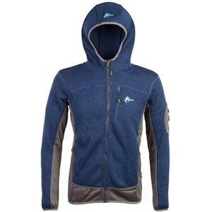 ANDE M31036A-1250 shirt met lange mouwen voor heren, koningsblauw/antraciet