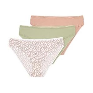 Dagi Multicolor Fashion Gebreide Broeken Regular Waist Supreme Briefs, Multicolor, L, Meerkleurig, L
