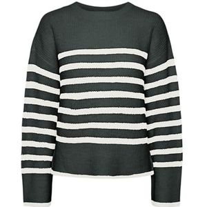 Pieces - Model LINE - Pullover - Gestreept - Relaxed Fit