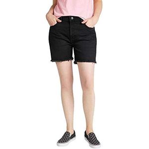 Lee damesshorts, zwart (Black Worn Oz), W (fabrieksmaat: 28)