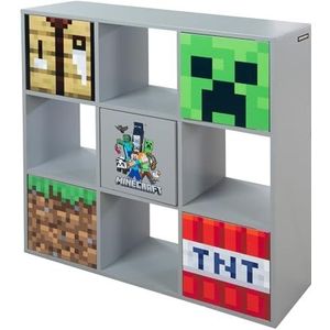 phoenix group Minecraft - 3 x 3 plank, ruimteverdeler met deuren en open vakken