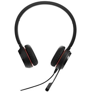Jabra Evolve 20 SE UC Stereo Headset – Unified Communications Koptelefoon voor VoIP Softphone met Passieve Noise Cancelling – USB-A Kabel met Controller – zwart