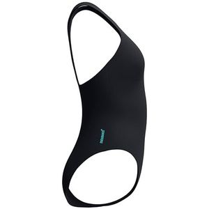 Speedo Dames Racer Zip Badpak, Antraciet, 30