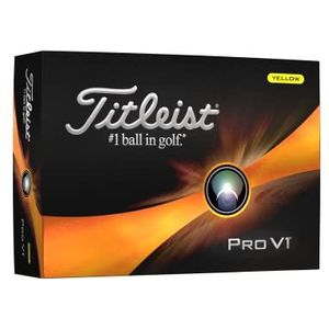 TITLEIST 2023 Pro V1 Golfbal, Geel