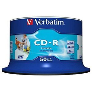 Verbatim CD-R 80 Minuten 700MB 52x 50er Spindel