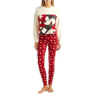 United Colors of Benetton 36GH3F02T pyjamabroek, rood 80H, L dames, Rood 80H, L