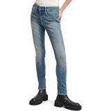 G-Star RAW lhana skinny split wmn, blauw (Sun Faded Biscay Blue D24356-d440-g345), 30W x 30L