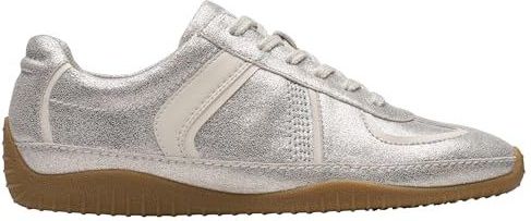 Clarks - Meridor Lo - Schoenen - Metallic Leer - Comfortabel