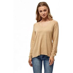 Peppercorn Tana V-hals gebreide trui met lange mouwen | bruine truien voor dames VK | lente dames truien | maat XS