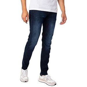 Replay Anbass Powerstretch spijkerbroek voor heren, 007 donkerblauw, 3236