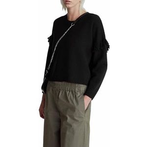 United Colors of Benetton Maglia G/C M/L 191vd10ez trui, zwart, dames