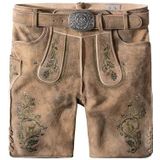 STOCKERPOINT Klederdracht broek 'Girgl'  camel / grijs