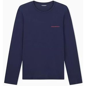 Emporio Armani - Shirt - Navy - Lange Mouw