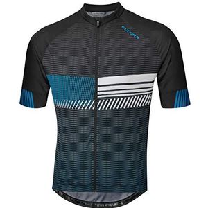 Altura Heren Club shirt met korte mouwen, zwart/blauw, 2XL