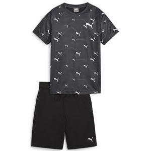 PUMA Unisex Active Sports AOP Shorts Set B Track Suit