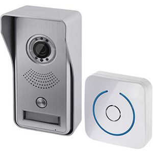 EMOS Video-deurbel wifi met app-besturing/draadloze video-deurintercom met camera-eenheid, bel en app voor intercomfunctie, bewegingsdetectie