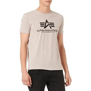 Alpha Industries Basis T-shirt Heren T-shirt Hazel Melange