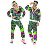 80'S PARTY ANIMAL SHELL SUIT (jas, broek) - (S)