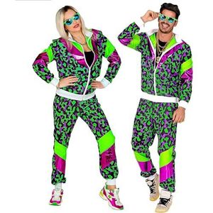 80'S PARTY ANIMAL SHELL SUIT (jas, broek) - (S)