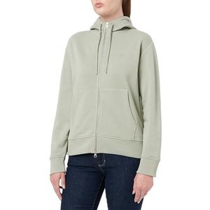 GANT Shield Zip Hoodie, Faded Sage, S
