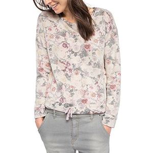 edc by ESPRIT Dames sweatshirt met bloemenpatroon, mt. 38, violet (lila 560), paars (lilac 560), L