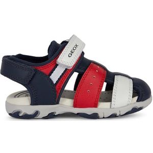 Geox B Flaffee Boy Sandalen voor jongens, rood (navy red), 27 EU