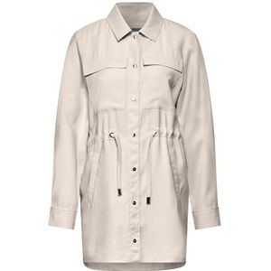 STREET ONE Dames A212212 blousejack met trekkoord, Smooth Sand beige, Regular, Smooth Sand Beige, Eén maat