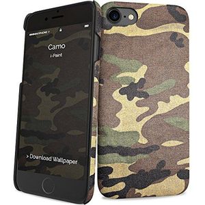 i-Paint Beschermend hard telefoonhoesje voor iPhone 7/8 - Camouflage