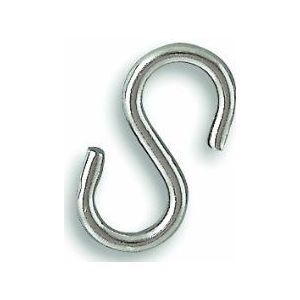 Chapuis ESI30 Set van 4 gelijke S-haken - roestvrij staal - diameter 3 mm - opening 4 mm