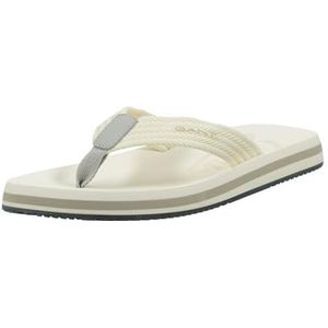 GANT FOOTWEAR BRODALE teenslippers voor heren, 43 EU, wit, 43 EU