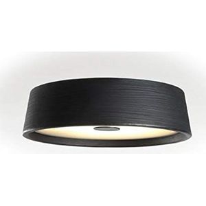 Soho C 38 LED plafondlamp, rond, 15,4 W, met diffuser van plexiglas, zwart, 38 x 38 x 12,1 cm (A631-217)