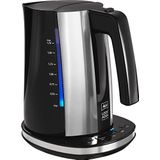 Melitta 1026-14 Look Aqua DeLuxe Waterkoker 1.7L 2400W Zwart/RVS