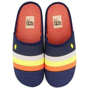 Hot Potatoes Molve pantoffels voor heren, Meerkleurig, 41 EU