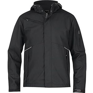 Texstar FJ80 heren 3L softshell jas, maat 3XL, zwart