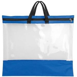 Veloflex 2703351 - VELOBAG To Go, zip bag, kleur- en tekenzak, voor A3, textiel en PVC-folie, blauw