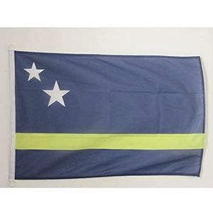 Nautische vlag Curacao 45x30cm - Nederlandse bootvlag 30 x 45 cm - AZ VLAG