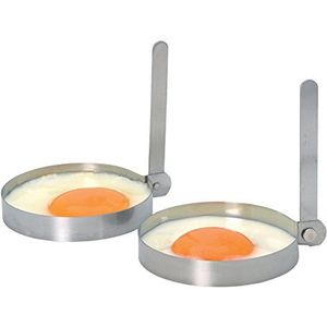 Eierring, Set van 2 - Kookringen - Rond - Eieren & Pancakes - KitchenCraft