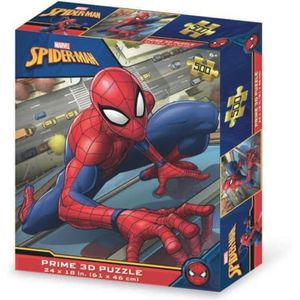 Grandi Giochi Marvel Spiderman-Pua06000 PUA06000 Horizontale Lenspuzzel, 500 stukjes inbegrepen