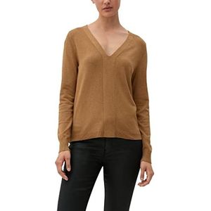 s.Oliver BLACK LABEL Dames 2118188 gebreide trui, bruin, 42