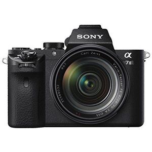 Sony Alpha 7 II | Full-Frame spiegelloze camera met Zeiss 24-70 mm f/4.0 zoomlens (24,3 Megapixels, snelle hybride autofocus, 5-assige in-body optische beeldstabilisatie, XAVC S-formaat opname)