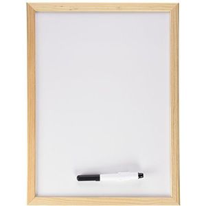 Makro papier PM601 whiteboard / schrijfbord met houten frame, 30 x 40 cm
