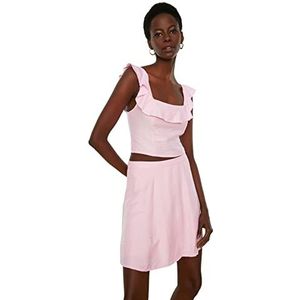 TRENDYOL Cultuurblouse voor dames, roze, 38