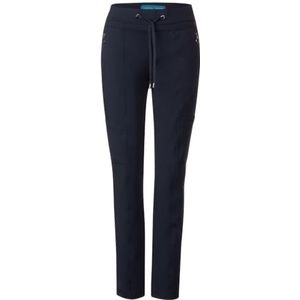 Street One Dames Style Ltd Qr Bonny Cargo Trave Pants, blauw (deep blue), 36W x 28L