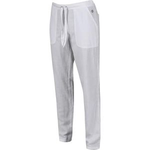 Quanda broek van coolweave katoen met meerdere zakken en verstelbare taille