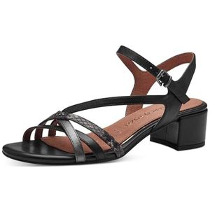 MARCO TOZZI Heeled Sandal by Guido Maria Kretschmer 2-28223-42 dames, Black Comb, 41 EU