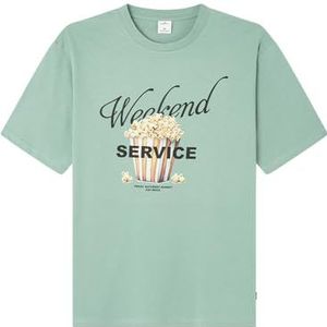 SPRINGFIELD T-shirt voor heren, Sparrengroen, S