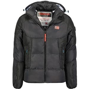 Geographical Norway Casidan Heren Windjack voor heren, outdoor, waterafstotende jas, lange mouwen, heren, regenjas, wandelen, seizoen, lente, zomer, herfst, winter (zwart L), Zwart, L